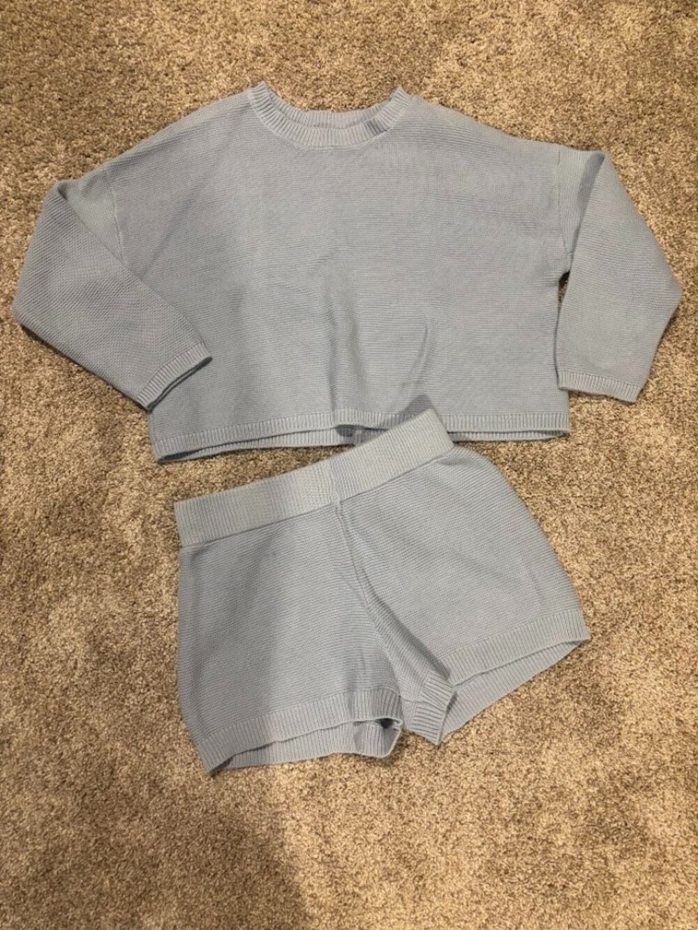 Moon & Madison Blue Matching Set Size M Two Piece Outfit